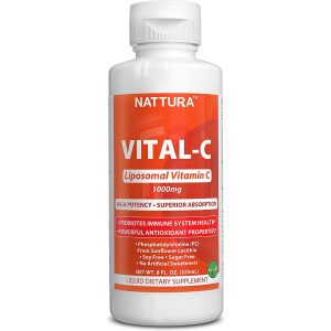 Liposomal Vitamin C, European Quality, Quali-C Vitamin C, Highest Bioavailability, Strong Collagen, Immune System Booster, Best Lypo Spheric Vitamin C to Support Anti Aging Skin
